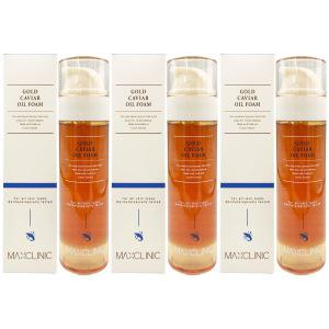 맥스클리닉 골드 캐비어 오일폼110g x3개 c3
