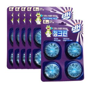 이지오프뱅 청크린 드롭형 4P 6개 변기세정제