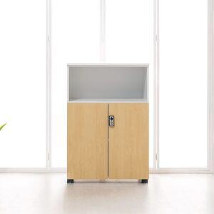 H61412 3단 잠금형 선반 수납장 800x1170 1color 800수납장 책장 도어책장 잠금형수납장 도어수납장