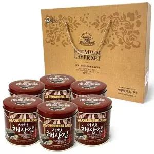 [셀러허브 패션][JHO331U0_52EO]김 해삼김 선물세트 서천김 캔 7호 6개