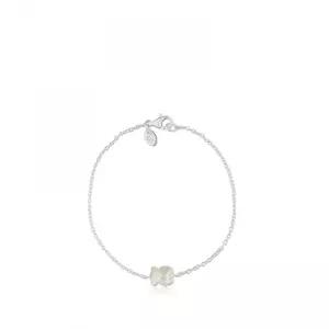 TOUS 실버 토스 컬러 브레이슬릿 위드 패시티드 마더오브펄 / 팔찌 / 615431670