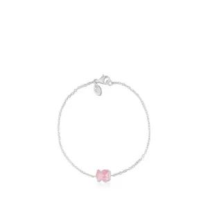 TOUS Silver  Color Bracelet with Quartz/토스 실버 쿼츠 팔찌/615431660
