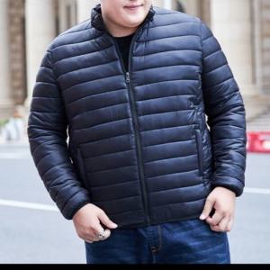 빅사이즈 점퍼 데일리 경량 8XL 보온 블랙 패션 경량