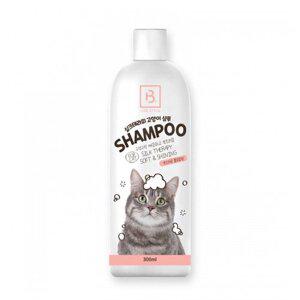 [셀링코리아]S 브리더랩 실크테라피 고양이 샴푸 300ml 피모세정 털엉킴방지 린스 플로랄향 피부진정