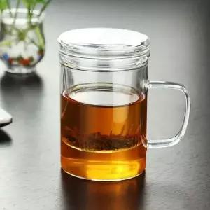 400ml 내열유리 유리머그컵 티머그 WFFWQMU