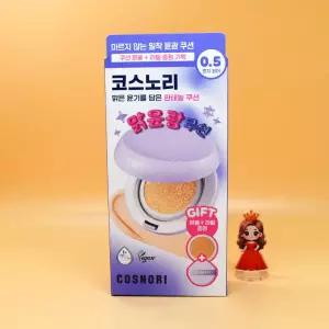 1+1 코스노리 비건 판테놀 베리어 쿠션 0.5 로지 페어 12g + 12g 도매가능 수출