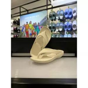 [보리보리/크록스]MARIO크록스 멜로우 리커버리 우먼스 플립 211100-160 베이지 플립플랍 쪼리