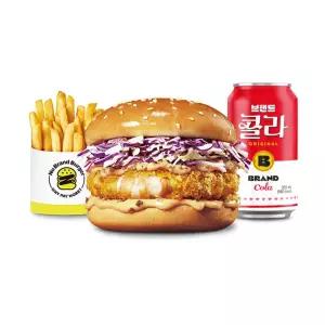 [노브랜드버거] 오리지널 새우 버거세트