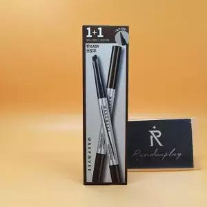 1+1 웨이크메이크 내추럴 하드 브로우 펜슬 05 내추럴그레이 + 05 내추럴그레이 도매가능 수출