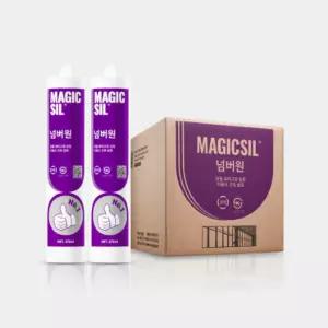 [박스25개입]오성 매직씰 넘버원 무초산 실리콘 샷시 창호 창틀 방수 접착 인테리어 마감용 실란트