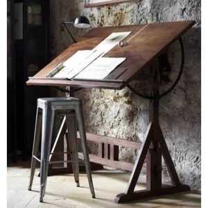 책상 미술 설계 제도판 건축 디자이너 각도조절 작업대