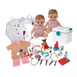 플레이 우리동네소아과(1093set)(역할의상 의사+역할의상 간호사+캐스비병원놀이+응애응