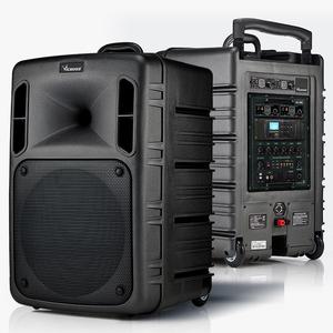 VICBOSS PWA-VN1204 600W 충전용 앰프 스피커 핸들형 캐리어 블루투스 USB 무선마이크4개