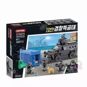 틴틴 옥스포드경찰특공대 폭탄테러 조립장난감 블록놀이