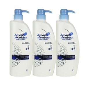 헤드앤숄더 딥 클린 컨디셔닝 린스 850ml 3개