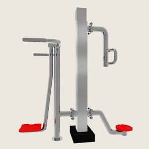 TK 파도타기+허리돌리기 2인용 스텐 복합형 VKSP-4845