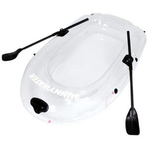 써니워터 보트 튜브 투명 2인용 물놀이 바다 여름