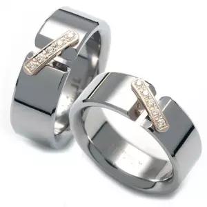 T-526 CO 14K 골드 티타늄 커플링 반지 이니셜무료 무료배송 맞춤제작 평생AS