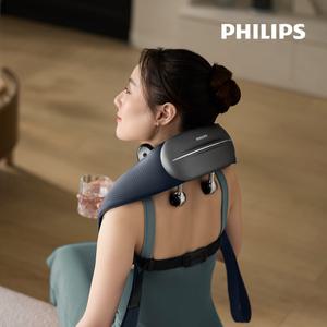 필립스 메탈테라피 목 어깨 마사지기 PPM3523 메탈 헤드 승모근 온열 안마기 지압