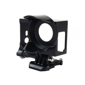 후드 범퍼 케이스 고프로 히어로 4 3 3+ 블랙 실버