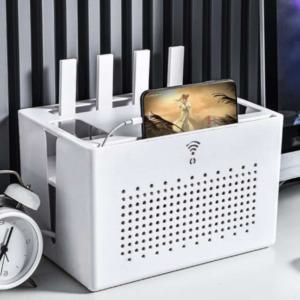 셋톱박스 와이파이 공유기 정리함 멀티탭 전선 선정리 박스 숨기기