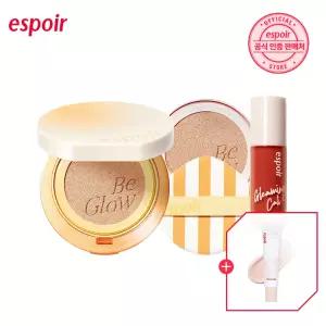 에스쁘아 (글리밍 캘리 에디션) 비글로우 볼륨 쿠션 (본품+리필+퍼프 1매+미니립+선크림 20ml)