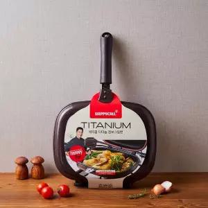 해피콜 티타늄 점보그릴팬