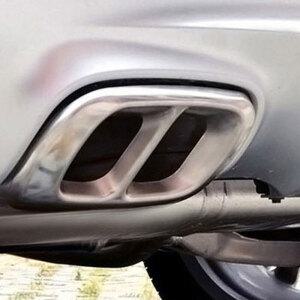 벤츠 악세사리 GLA 클래스 X156 듀얼 머플러 팁 커버 튜닝 몰딩 용품