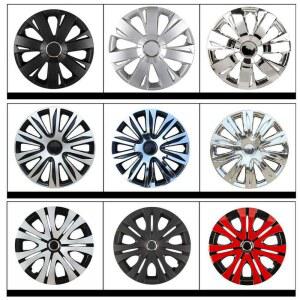 휠캡 커버 튜닝 휠커버 15인치 라보 기아차 우버터빈 4개 은흑 은색 용품