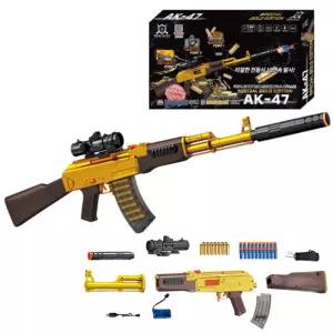 리얼샷 AK47 GOLD EDITION 전동 탄피배출 전동건