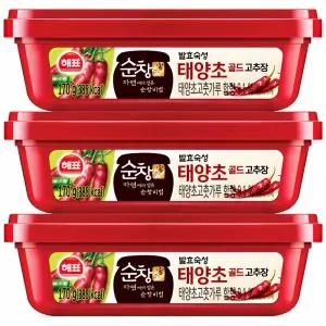 사조 해표 순창궁 태양초 골드 고추장 170g x 3개 / 장류
