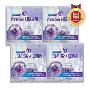 [엘지생활건강]테크 섬유유연제 필요없는 향기맥스 시트세제 12매 x 4개