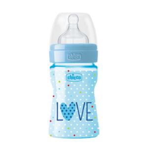 치코 웰빙 러브젖병 블루 150ml