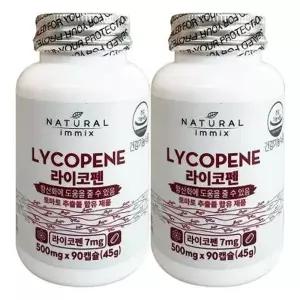 내추럴이믹스 라이코펜 500mg x 90캡슐 2개 (AD)