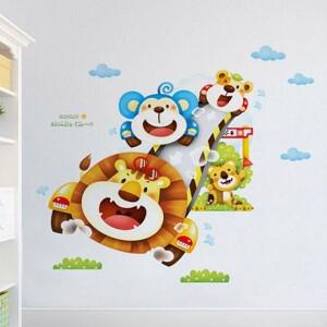 뮤럴벽지스티커 시리즈1 3종 택1 인테리어소품 창문 야광 스티커 데코