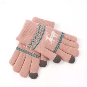 아성플러스 루돌프 기모 터치 니트장갑 핑크 따뜻한장갑