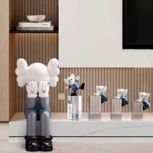 대형 카우스피규어 베어브릭 아트토이 홀리데이 장식