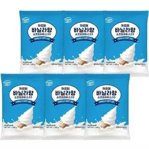 대호 까르페 바닐라 소프트아이스크림 1kg 6개 밀크 소프트