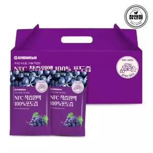 [참앤들황토농원] NFC 착즙 포도즙 100ml x 30포 1박스(총30포)