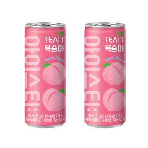 아이스티 복숭아 240ml x 30캔-2박스(60캔)
