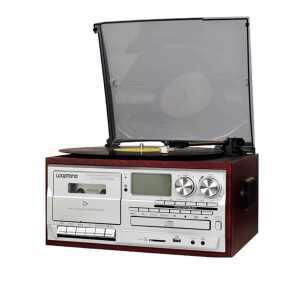 레트로 올인원 전축 오디오 턴테이블 LP 블루투스