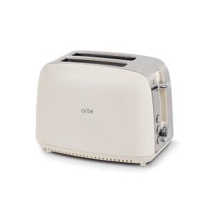오르테 FULL 스텐 프리미엄 토스터기 크림화이트 / 샌드그레이