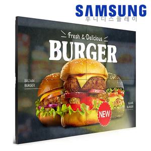삼성전자 비디오월 LH55VMCEBGBXKR 55인치 멀티비전 전시장 광고모니터 전광판 1.8mm 500NIT