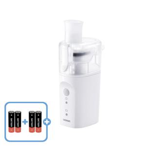 [건전지 4개구성] 오므론 휴대용 네블라이저 NE-U200 일회용 메쉬 / 분리세척 / 저소음