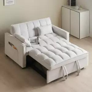 에보니아 토르 접이식 2인용 소파베드 에어레더 아쿠아스웨이드 / 3인 쇼파베드 접이식 침대 패브릭