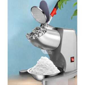 업소용 눈꽃빙수기 빙삭기 팥빙수기계 3날 수냉식 얼음분쇄기