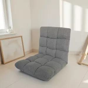 엘엠가구 좌식의자 인테리어 5단조절 1인요 소파 패브릭 