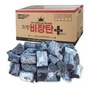 화랑 비장탄 M사이즈 10kg 바베큐숯 업소용 캠핑용