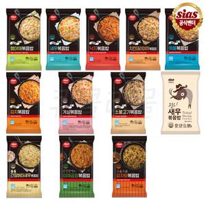 시아스 볶음밥 인기 5종 10개구성 (김치2개+낙지2개+햄야채2개+야채곱창2개+해물2개)