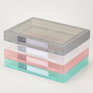 SD 인덱스 화일케이스 심플 클리어 파스텔 컬러 43형 大 다용도 서류 문서 보관 정리 박스함 A4